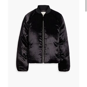 LOULOU STUDIO Lafu oversized velvet bomber jacket